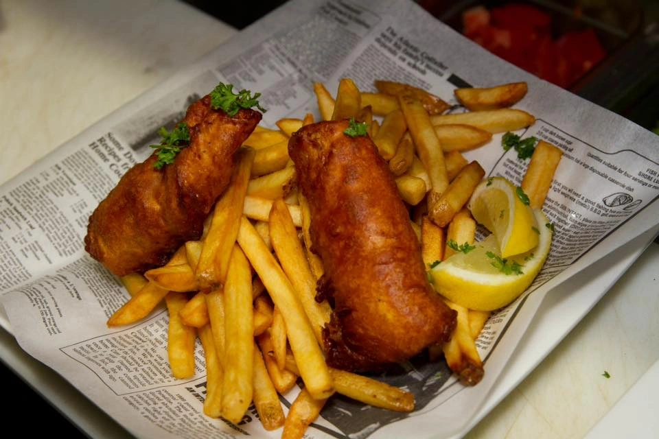 Delicious fish and chips in Prince Albert, SK